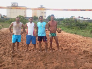 As duplas de Nova Parnamirim Aldo/Jailson - Augusto/Cilinho prestigiando o aniver de Célio (Bombado)